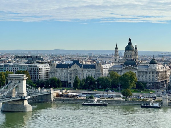 View across the Danube, Budapest, Hungary