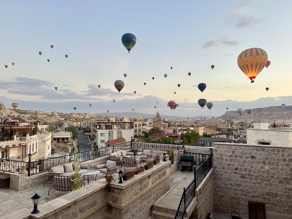 Balloons over Goreme, Cappadocia, Turkey