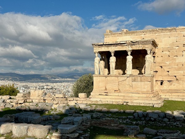 Caryatides on the Acropolis, Athens, Attica, Greece