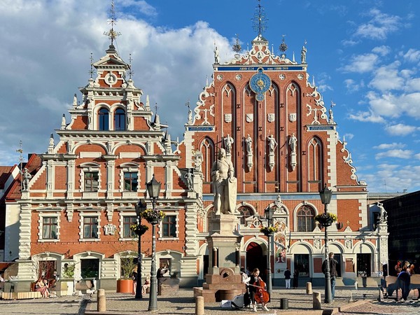 The Town Hall Square, Riga, Vidzeme, Latvia